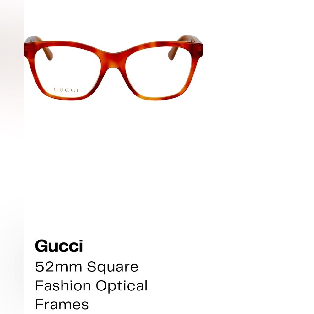 Finally here authentic Gucci 52mm frames